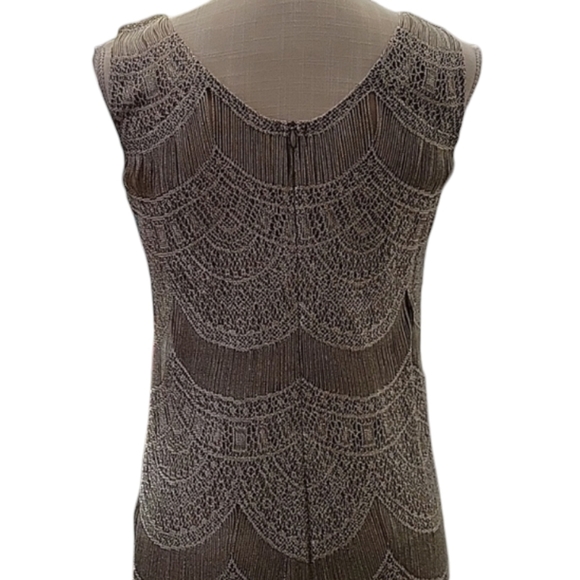 Damianou Elegant Patterned Dress and Jacket Set - Picture 5 of 8